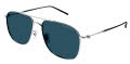 Mont Blanc MB0417SA Silver / Blue Lens (004) Sunglasses - Color Image
